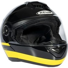 Zeus Kask ZS-3050 Grey Be7 Fluo Yellow