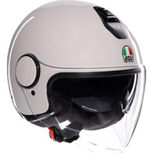 Agv Kask Eteres Mono Materıa Whıte - Beden S