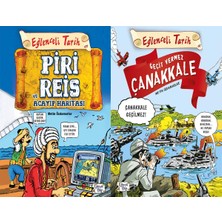 Eğlenceli Bilgi Yayınları Piri Reis ve Acayip Haritası ve Geçit Vermez Çanakkale (Metin Özdamarlar)