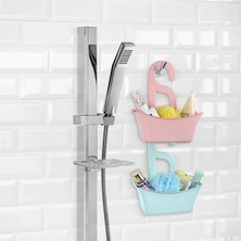 Toyigoo Banyo Sepeti Delikli Sepet Çok Amaçlı Sabun Şampuan Tutucu Raf IEG4546GV-458FJGHV