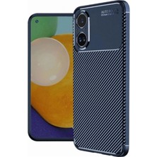 Marsilyan™- Realme 12 Lite Kılıf Auto Focus Karbon Kapak - Lacivert