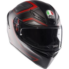 Agv Kask K1 S Slıng Matt Black Red