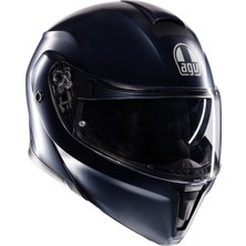 Agv Kask Streetmodular Mono Matt Profondo Blue - Beden M