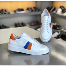 Endemre Ender Beyaz Turuncu Mavi Sneakers
