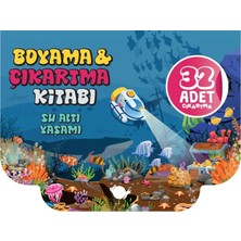 Colezium Su Altı Yaşamı - Boyama ve Çıkartma Kitabı