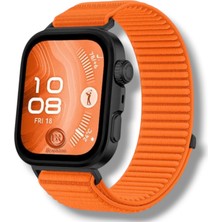 Bruntoo BR Huawei Watch Fit 3 / Fit 4 / Fit 4 Pro / Fit 5 / Fit 5 Pro Uyumlu Dayanıklı ve Hafif Hasır Örgü Cırtlı Yapısı Nefes Alabilir Spor Kumaş Kordon