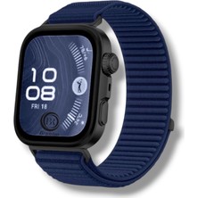 Bruntoo BR Huawei Watch Fit 3 / Fit 4 / Fit 4 Pro / Fit 5 / Fit 5 Pro Uyumlu Dayanıklı ve Hafif Hasır Örgü Cırtlı Yapısı Nefes Alabilir Spor Kumaş Kordon