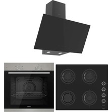 Ferre Eko Siyah Ankastre Set (XE61MDV-CS205-D077)