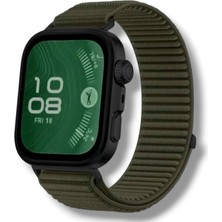 Bruntoo BR Huawei Watch Fit 3 / Fit 4 / Fit 4 Pro / Fit 5 / Fit 5 Pro Uyumlu Dayanıklı ve Hafif Hasır Örgü Cırtlı Yapısı Nefes Alabilir Spor Kumaş Kordon
