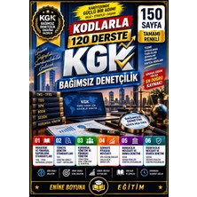 Enine Boyuna Eğitim Kodlarla 120 Derste Kgk Bağımsız Denetçilik – 150 Sayfa Tamamı Renkli