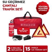 German Kupfermax Su Geçirmez Çantalı Tüvtürk Muayene Uyumlu Trafik Seti