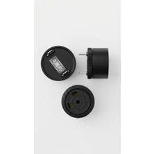 Mucize BSM380 12V Aktif Buzzer - Delikli Tip Sesli Uyarı Ikaz Buzeri