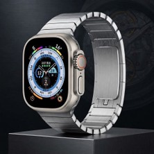 Redmud Teknoloji Apple Watch 11 10 46MM 4 5 6 7 8 Se Ultra Uyumlu 42 44 45 49 mm Ile Uyumlu Ayarlanabilir Premium Titanyum Metal Paslanmaz Çelik Kordon