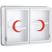 Cam 2 Kapaklı Ecza Dolabı 35X49X10 cm BX40