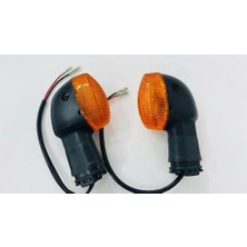 Mucize Yamaha Ybr 125 / Mondial Superboy Uyumlu Sinyal Lambası Takımı - Turuncu Camlı Sinyal (2 Adet)