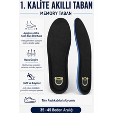 Mardel Store Memory Foam Hafızalı Darbe Emici Konforlu Ayakkabı Tabanlığı  Siyah