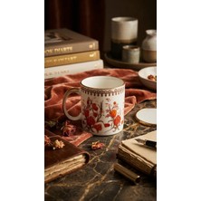 Leylart 400 ml Nostalji Çiçek Desenli  Kupa (1 Adet)