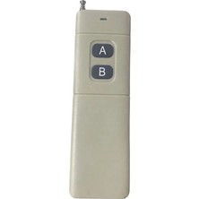 Mucize 433MHZ Uzun Menzilli 2 Kanal Uzaktan Kumanda - Antenli A/b 2 Tuşlu Rf Alıcı Kontrol Cihaz
