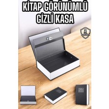 Gizli Kasa Ingilizce Sözlüğü Kitap Görünümlü Anahtarlı Gizli Mini Çelik Kasa Kilitli