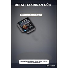 Obd2 Bluetooth Araç Arıza Tespit Cihazı - Motor Check Engine Okuyucu ve Sıfırlama BX-313516