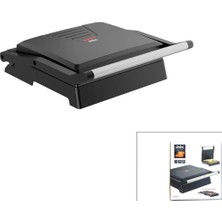 Marsilyan™- Elektrikli Tost Makinesi 4 Dilim 180° Açılır Üst Gövde = Izgara Kullanım 1000W SSM-2594 BX40