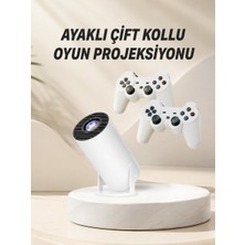 Sbusshop Taşınabilir Android Projeksiyon Ayaklı Çift Kollu 4K Çözünürlüklü Sinema P - SB001M-490KD