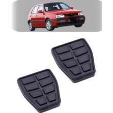 Parmertaş Otomotiv Vw Caddy Iı Golf Iı Iıı Passat Polo Jetta Transporter T4 Fren Debriyaj Pedal Lastiği 2'li Set