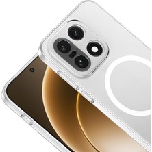 Pilanix One Plus 15 5g Kılıf Kamera Korumalı Magsafeli Sararma Yapmayan Sert Şeffaf London Kapak