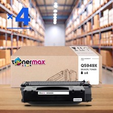 tonermax Hp Laserjet 1320 Muadil Toner Çipli Q5949X 4'lü 6.000 Sayfa