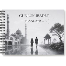 Günlük Ibadet Planlayıcı / A5 Yatay Boyut 60 Yaprak (120 Sayfa) Pvc Kaplama Karton Kapak