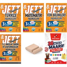Ünlüler Karması 8.sınıf Jett Fen Matematik Inkilap Türkçe Fasikülleri Lgs 2027+TLF Tutucu+Çözüm Ayracı