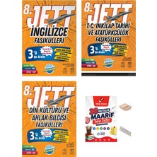 Ünlüler Karması 8.sınıf Jett Ingilizce Inkilap Din Fasikülleri Lgs 2027+TELEFON Tutucu+Çözüm Ayracı
