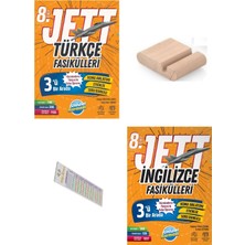 Ünlüler Karması 8.sınıf Jett Ingilizce Türkçe Fasikülleri Lgs 2027+TELEFON Tutucu+Çözüm Ayracı