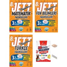 Ünlüler Karması 8.sınıf Jett Matematik Türkçe Fen Fasikülleri Lgs 2027+TELEFON Tutucu+Çözüm Ayracı