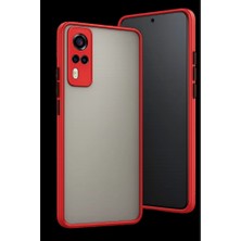 Zamerya Vivo Y53S Kılıf Montreal Silikon Kapak - Kırmızı