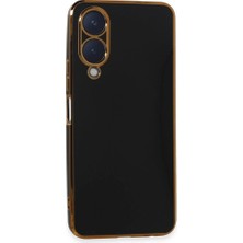 Zamerya Vivo Y17S Kılıf Volet Silikon - Siyah