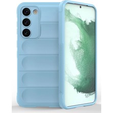 Zamerya Galaxy S23 Plus Kılıf Optimum Silikon - Sky Blue