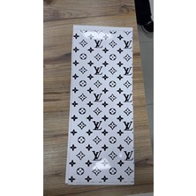 Şimika Direk Kaplama 20X50 cm Kaliteli Baskı 2 Adet Pembe Xl Lv Beyaz Zemin