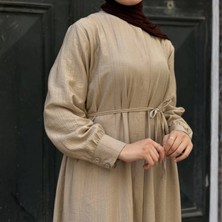 Zeynep Uyanık Rayon Tunik Gizli Düğmeli - Bilek Boy