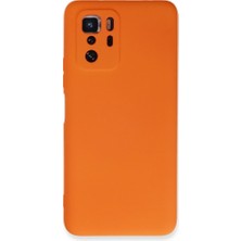 Zamerya Poco X3 Gt Kılıf Nano Içi Kadife Silikon - Turuncu