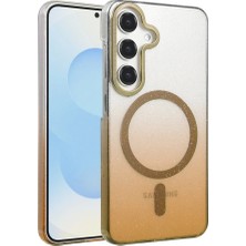 Zamerya Galaxy S23 Fe Glossy Magsafe Kapak - Çöl Titanyum