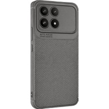 Zamerya Poco F8 Pro Auto Focus Karbon Kapak - Gri