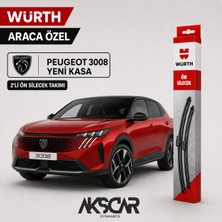Würth Peugeot 3008 Yeni Kasa Uyumlu 2'li Ön Silecek Takımı