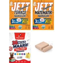 Ünlüler Karması 8.sınıf Jett Türkçe Matematik Fasikülleri Lgs 2027+TELEFON Tutucu+Çözüm Ayracı