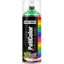 Pamukkale Paticolor Akrilik Sprey Boya 400 ML Floresan Yeşil