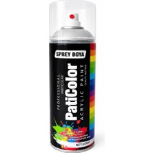 Pamukkale Paticolor Isıya Dayanıklı Sprey Boya 400 ml Siyah