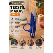 ArtMaster Mavi Tekstil Makası Iplik Temizleme 1 Adet Starline Paslanmaz Çelik Keskin Terzi Dikiş Makası Olta Misina Makası