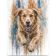 Reflexa Cam Kesme Tahtası Köpek Tasarımlı Çok Amaçlı 35 x 25 cm