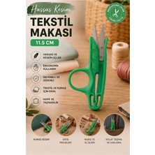 ArtMaster Yeşil Tekstil Makası Iplik Temizleme 1 Adet Starline Paslanmaz Çelik Keskin Terzi Dikiş Makası Olta Misina Makası