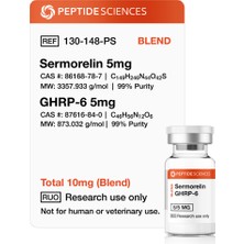 Peptide Sciences Sermorelin, Ghrp-6 10MG (Blend)